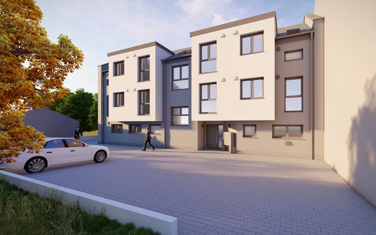 Dachgeschosswohnung mit Dachterrasse, Garten und Stellplätzen!