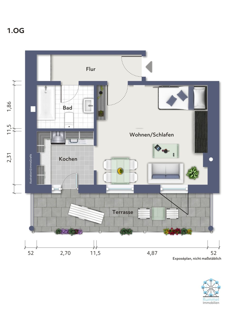 Eigentumswohnung mit super Aussicht auf die Lahn!