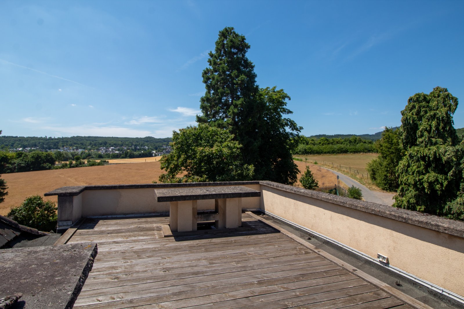 Großzügige Wohnung im Grünen mit Dachterrasse!