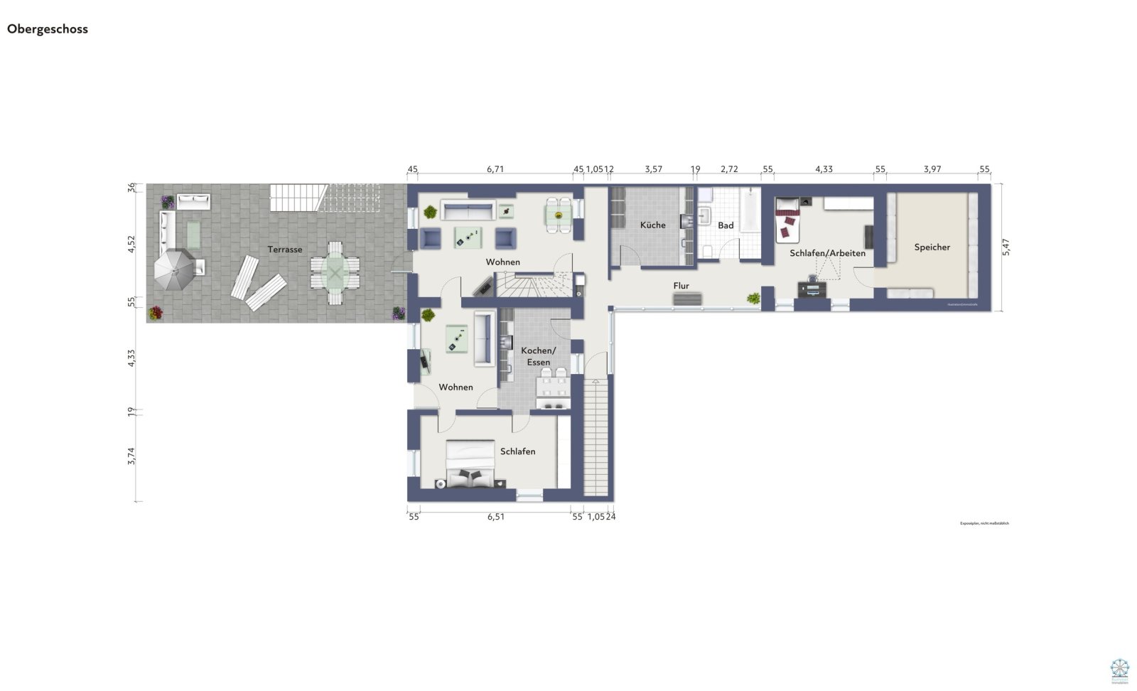 Grundriss Bestand OG Grundriss Bestand OG
