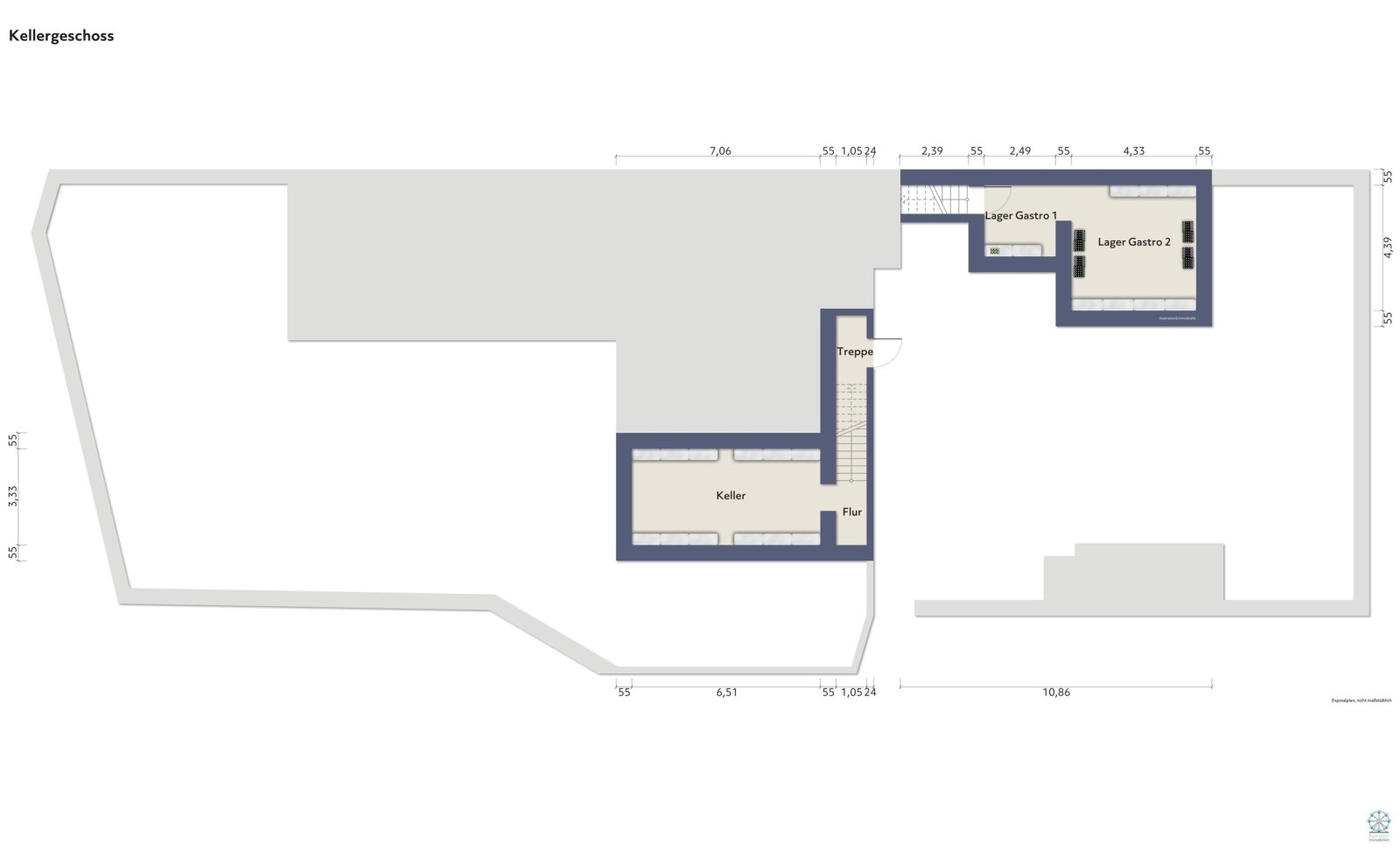 Grundriss Bestand KG Grundriss Bestand KG