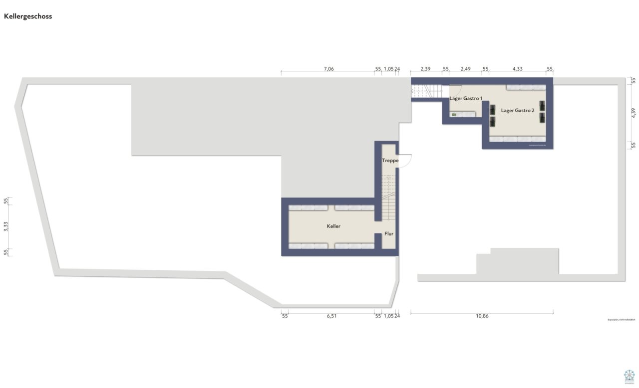 Grundriss Bestand KG