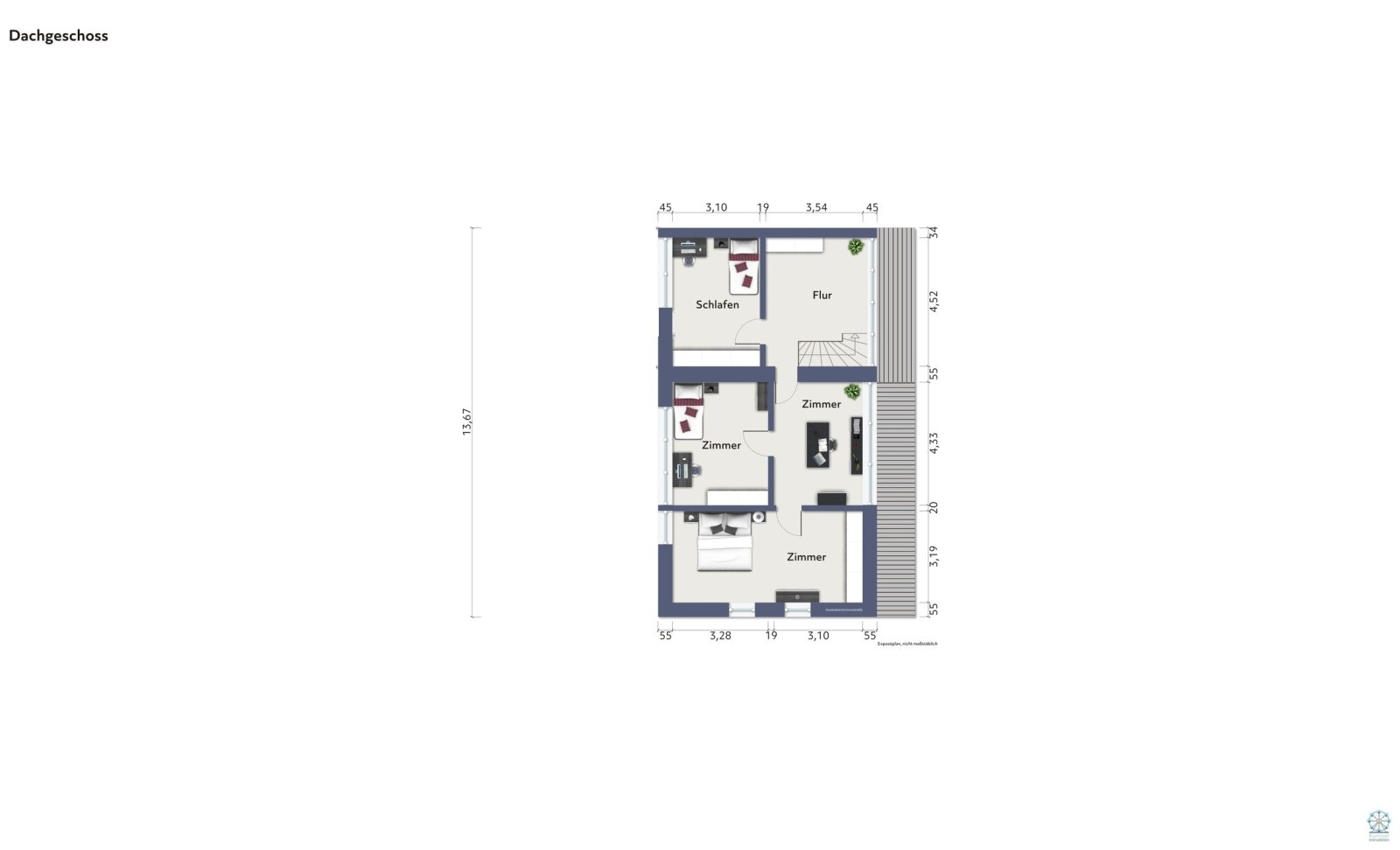 Grundriss Bestand DG Grundriss Bestand DG