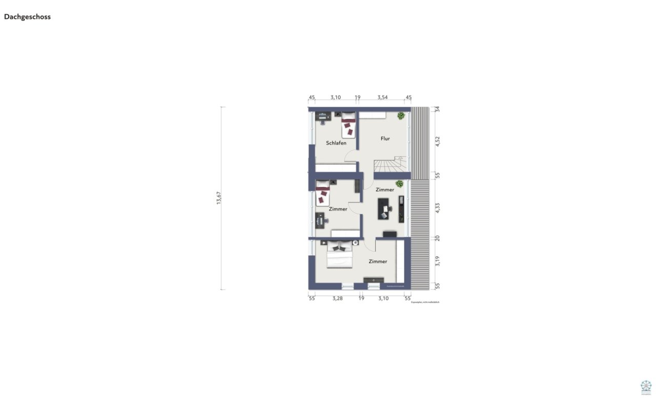 Grundriss Bestand DG